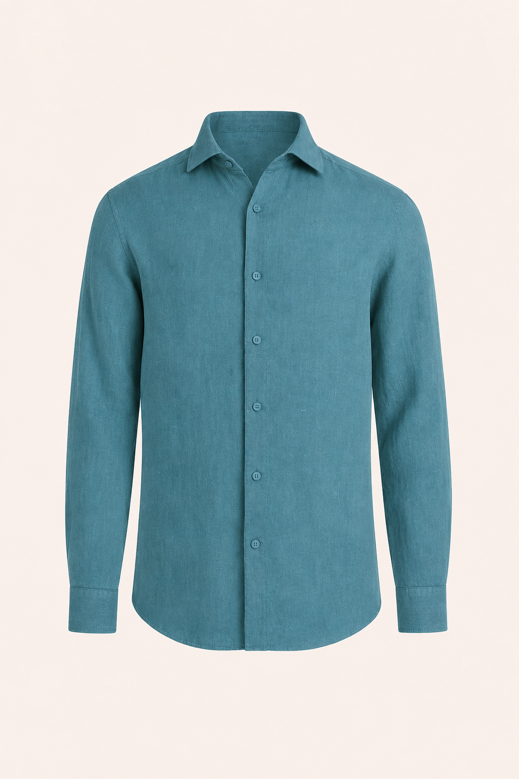Avari Linen Shirt Turquoise