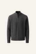 Vaniro Cashmere Cardigan Dark Grey