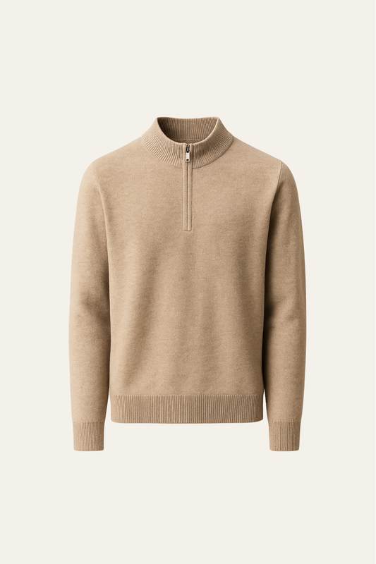 Calero Quarter-Zip Beige
