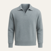 Malero Cashmere Polo Knit Light Blue