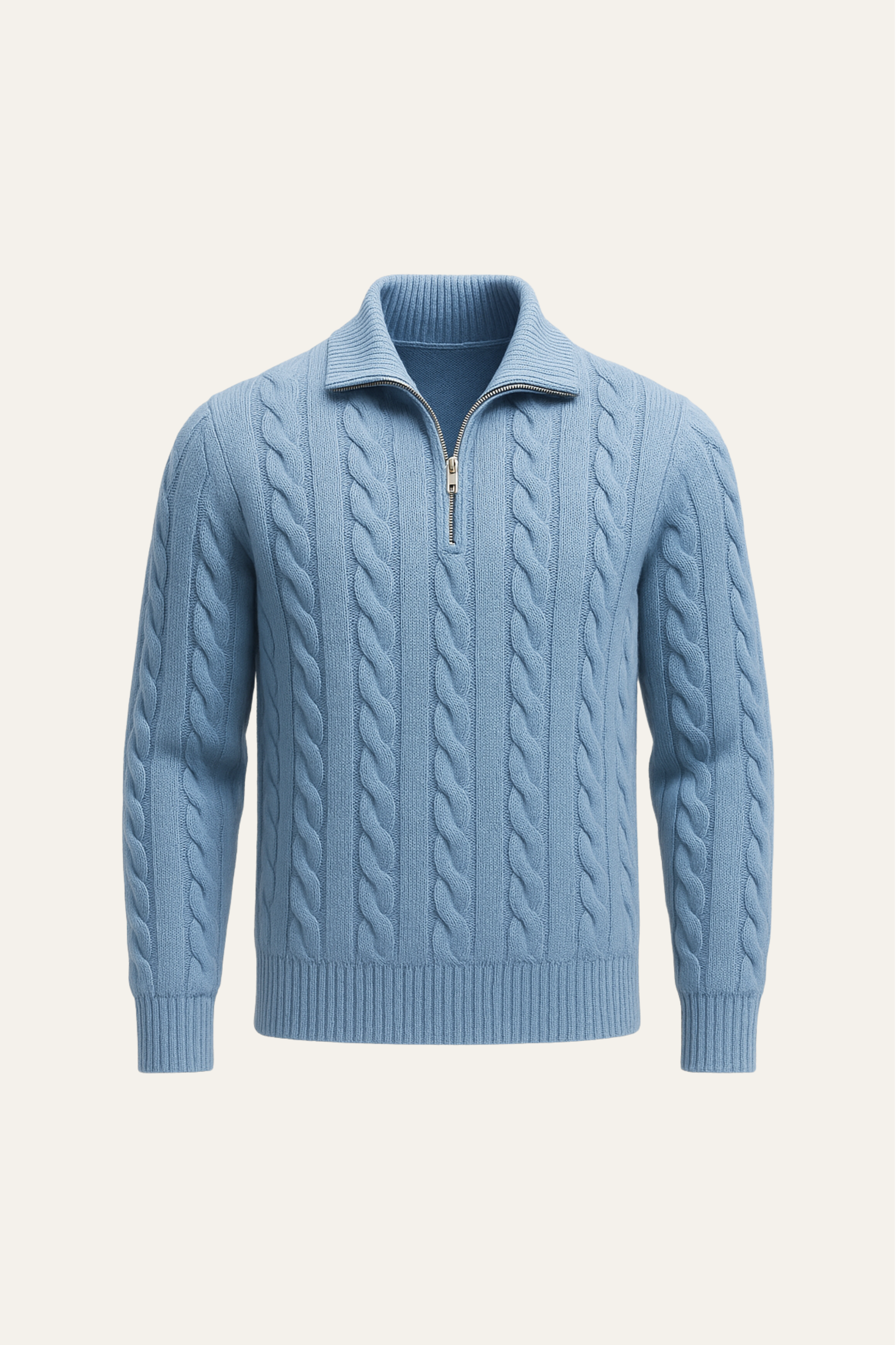 Tilano Cable Knit Light Blue