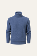 Paravi Cashmere Turtleneck Blue