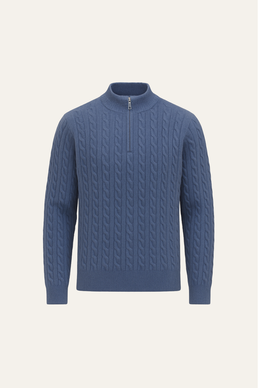 Seviro Cashmere Knit Blue