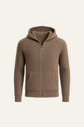 Velani Hooded Knit Brown