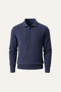 Avarel Merino Polo Knit Blue