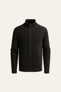 Narivo Merino Zip Knit Black