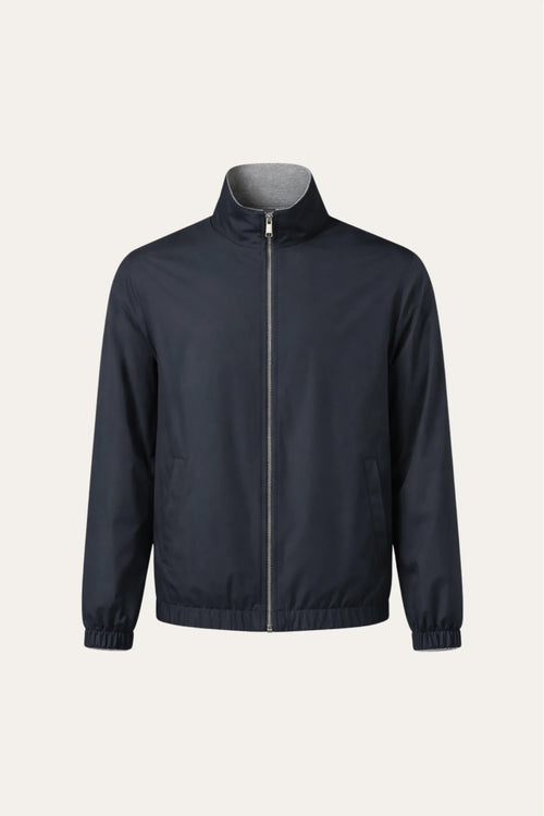Reverso Reversible Bomber Jacket Navy
