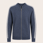 Darilo Wool Zip Knit Navy