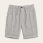 Rivero Linen Short White Striped