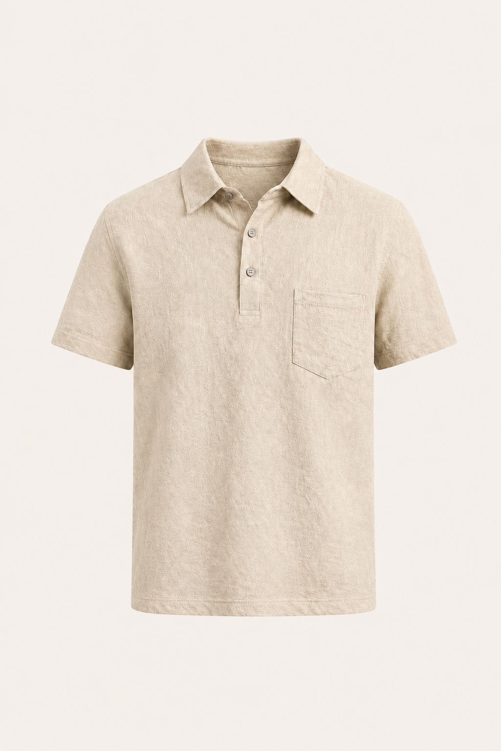 Linano Linen Polo Beige