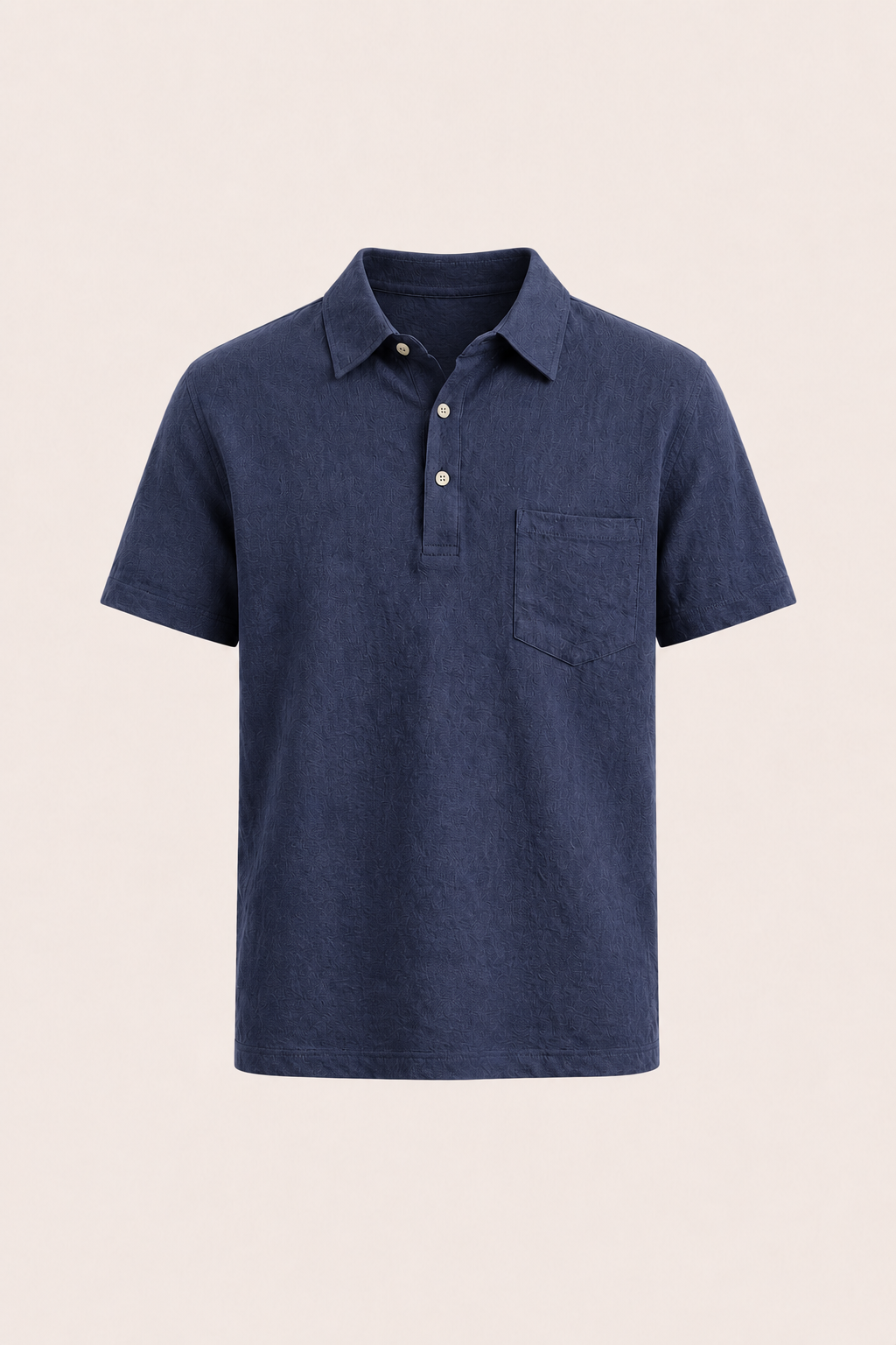 Linano Linen Polo Navy