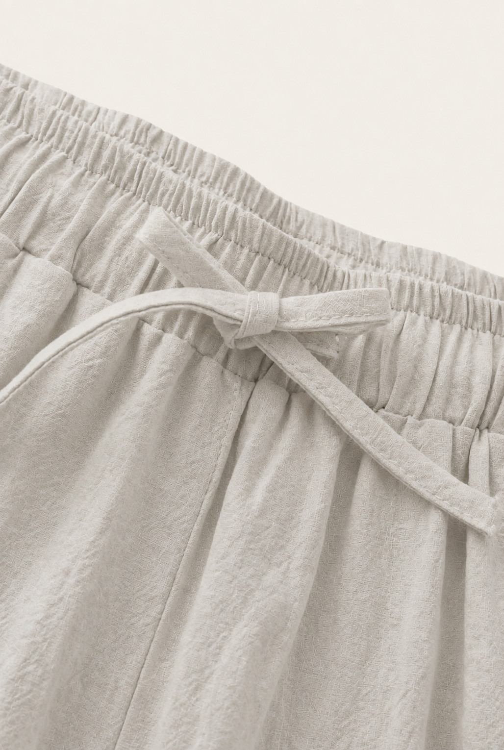 Avaron Linen Pantalon Linen Greige