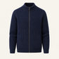 Narivo Wool Zip Knit Navy