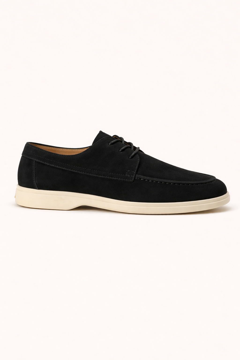 Ladore Suede Lace Shoes Black