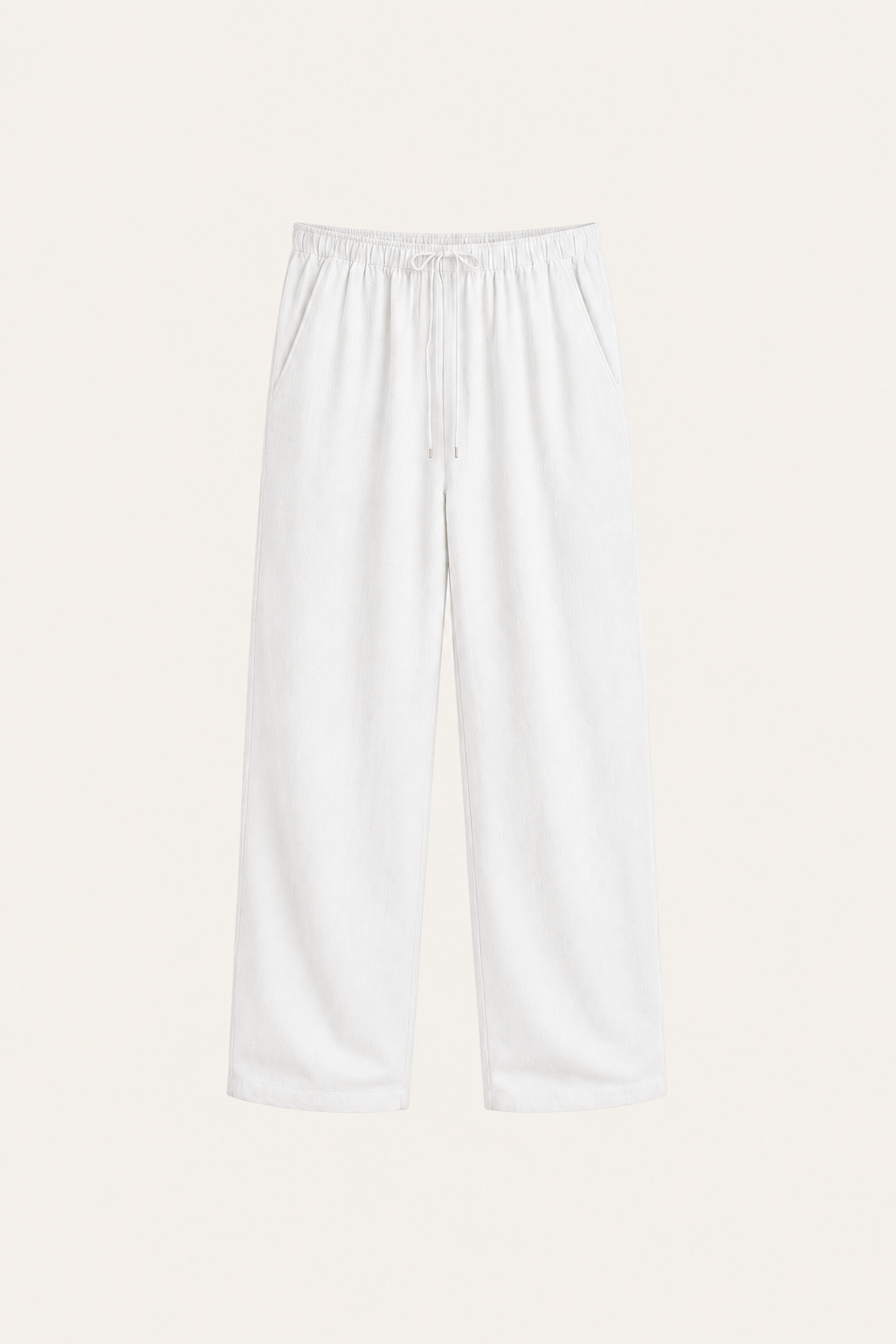 Avaron Linen Pantalon White