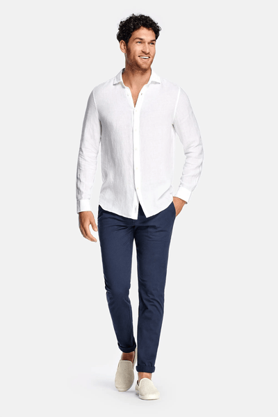 Ladore - Chemise en lin blanc