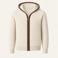 Ravalo Cashmere Zip Hoodie Cream