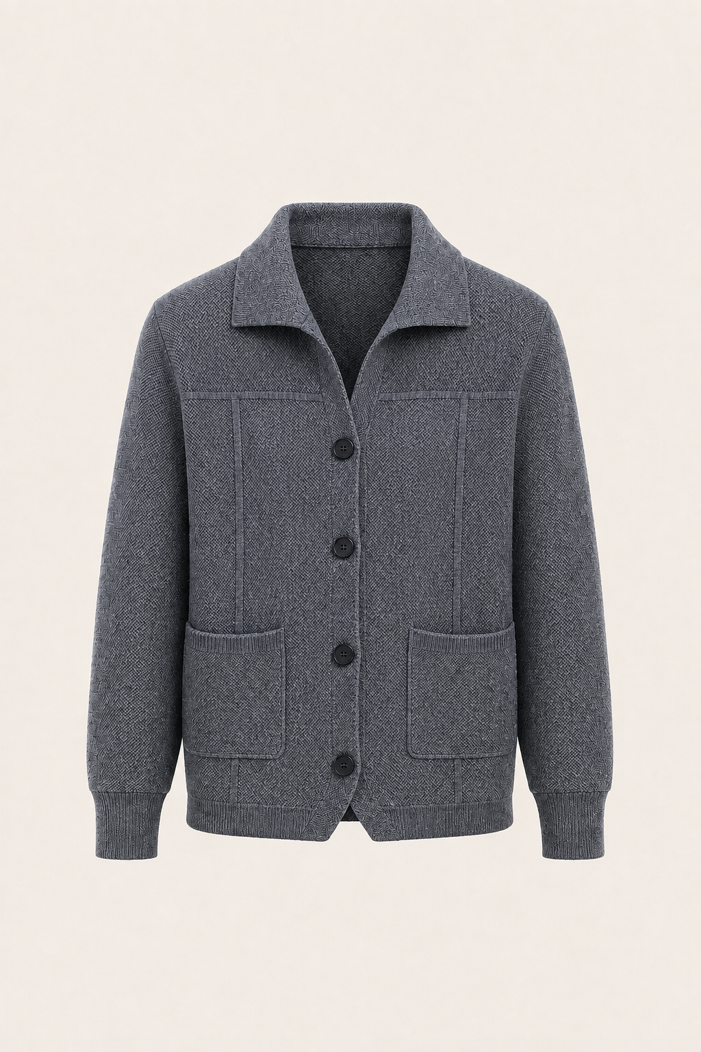 Ferilo Wool Cardigan Graphite