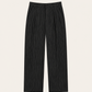 Borelo Linen Striped Trousers Black