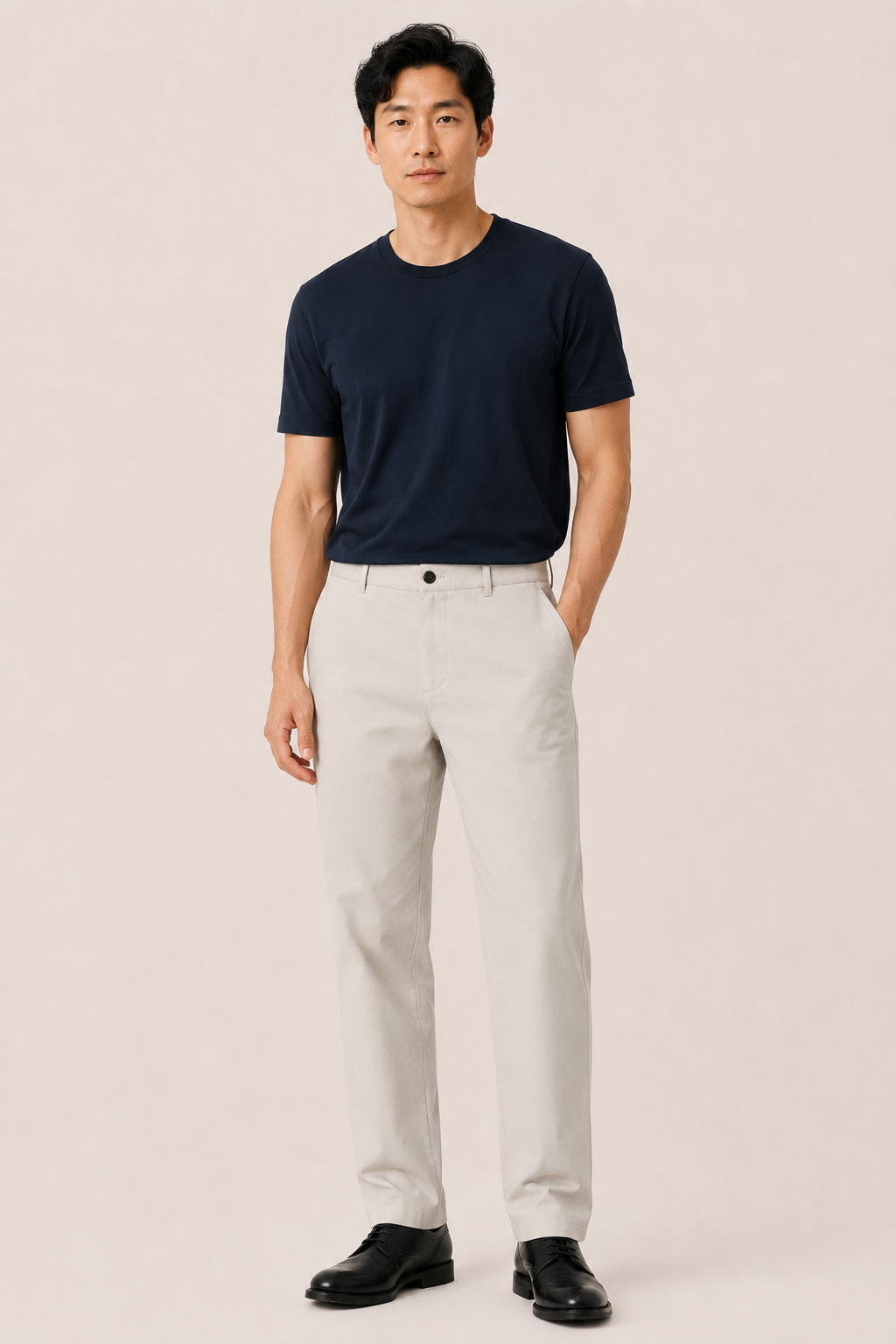 Verelo Cotton Trousers Apricot
