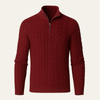 Tilano Cable Knit Burgundy