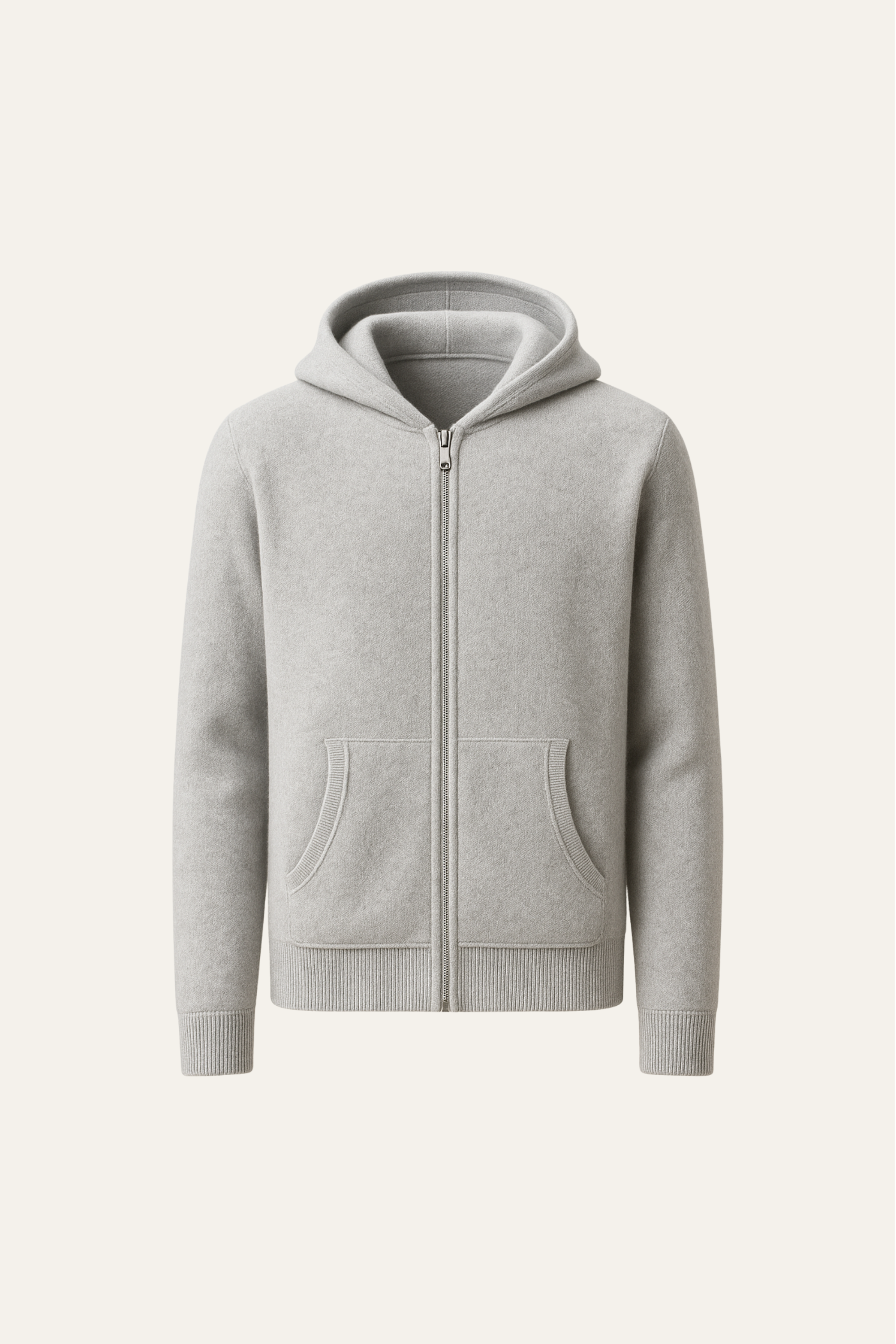 Tonari Hooded Zip Grey