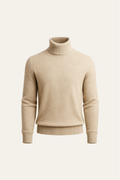 Paravi Cashmere Turtleneck Beige
