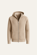 Velani Hooded Knit Light Brown