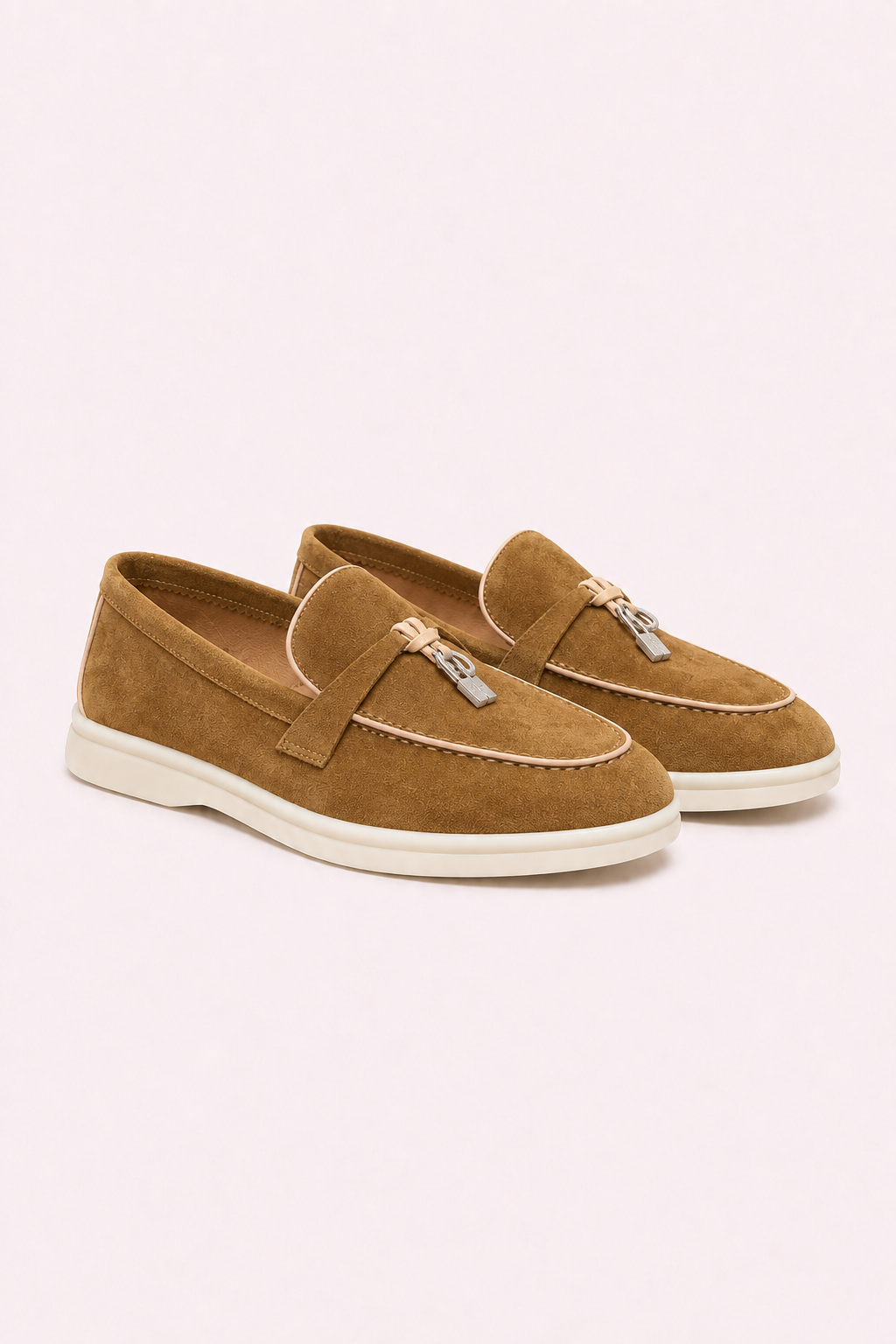 Amari Buckled Loafers Brown