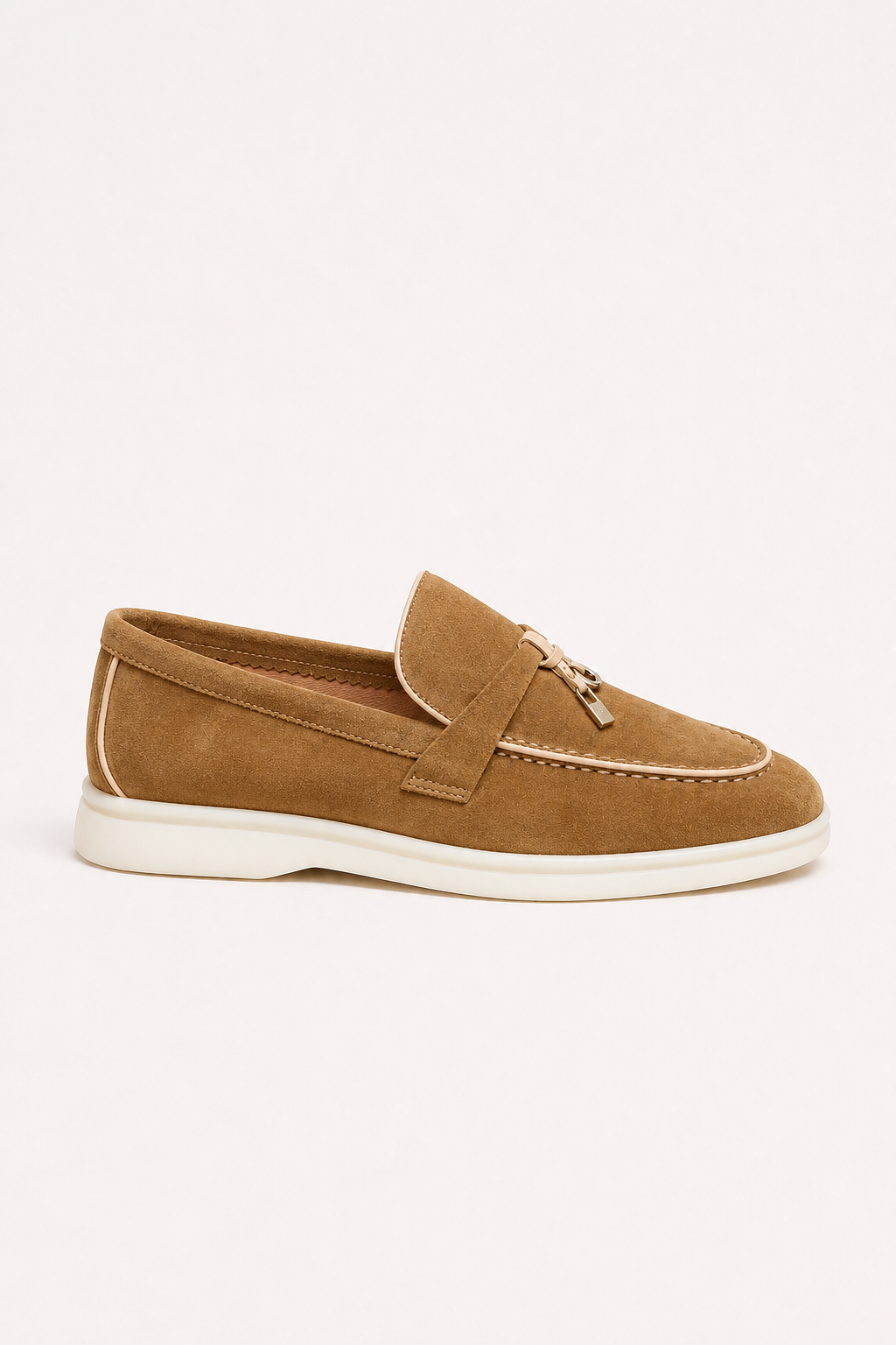 Amari Buckled Loafers Brown