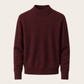 Aurelio Mock Neck Burgundy