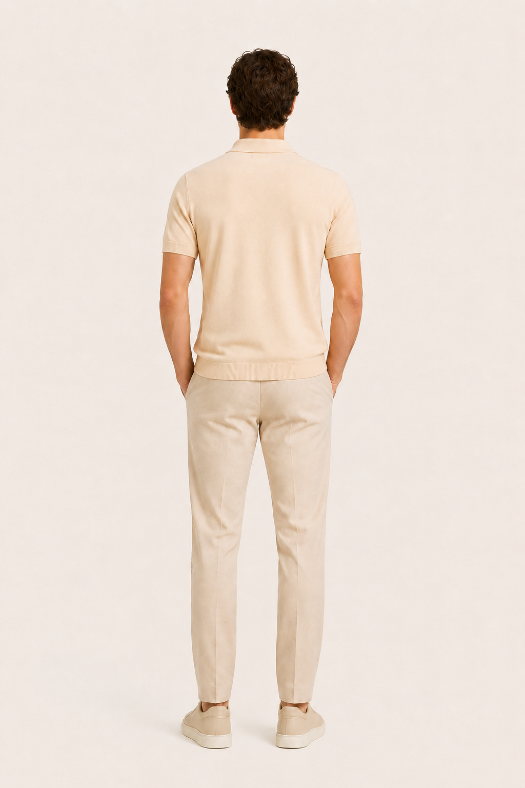 Revaro Cotton Polo Apricot
