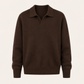 Malero Wool Polo Knit Brown