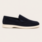Bavaro Suede Loafers Navy