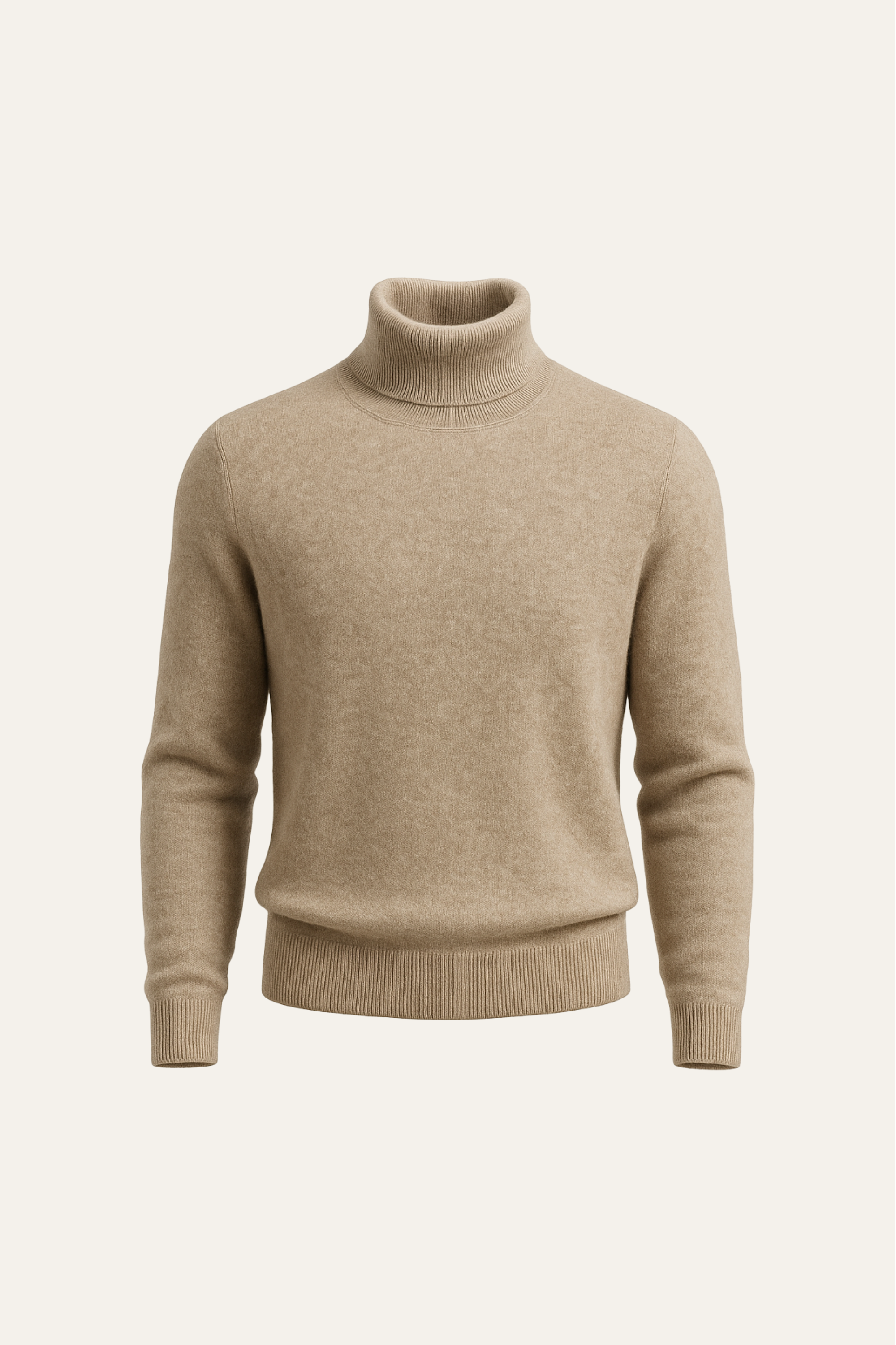 Paravi Cashmere Turtleneck Dark Beige