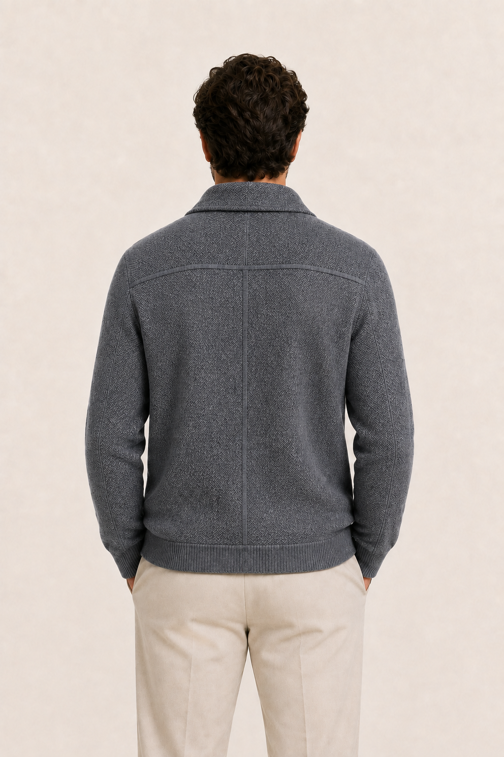 Ferilo Wool Cardigan Graphite