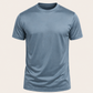 Merciro Cotton Tee Steel Blue