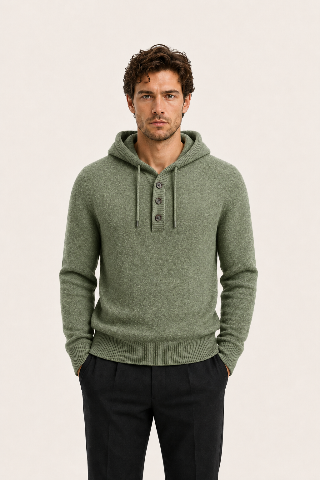Avaro Hooded Knit Green