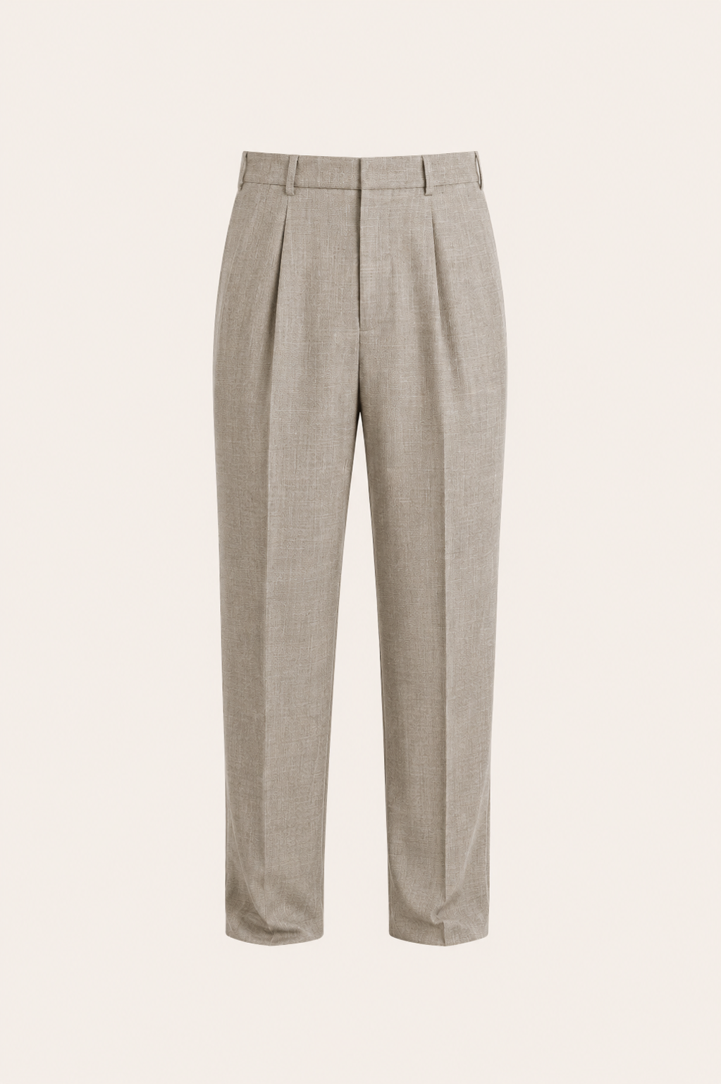 Manero Flax Cotton Trouser