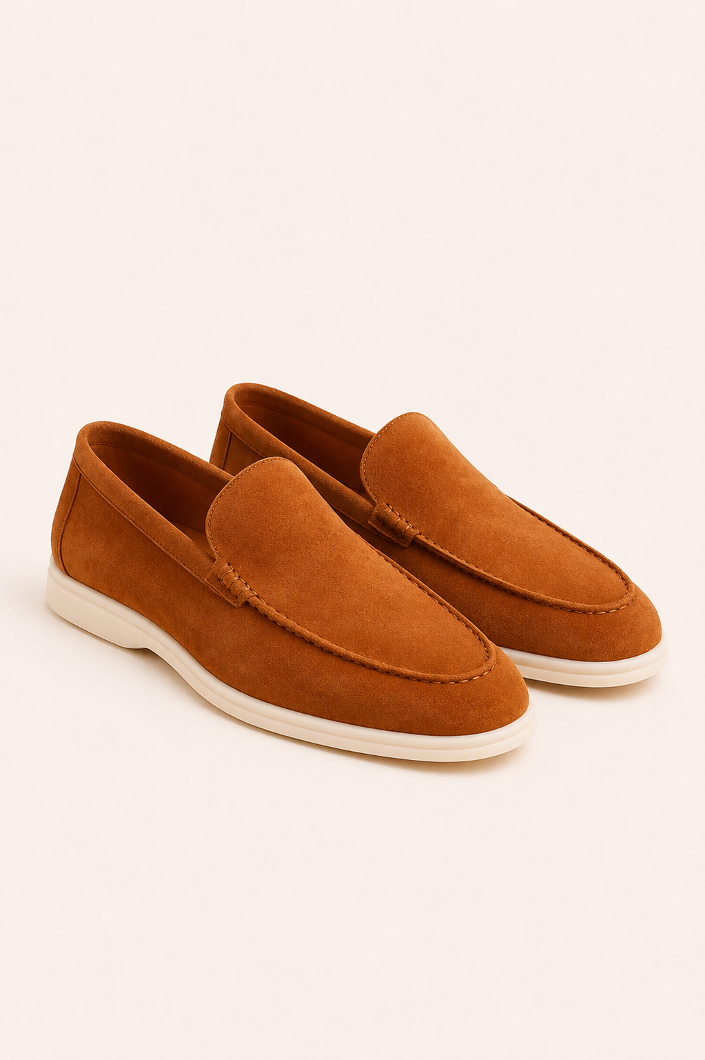 Bavaro Suede Loafers Terracotta