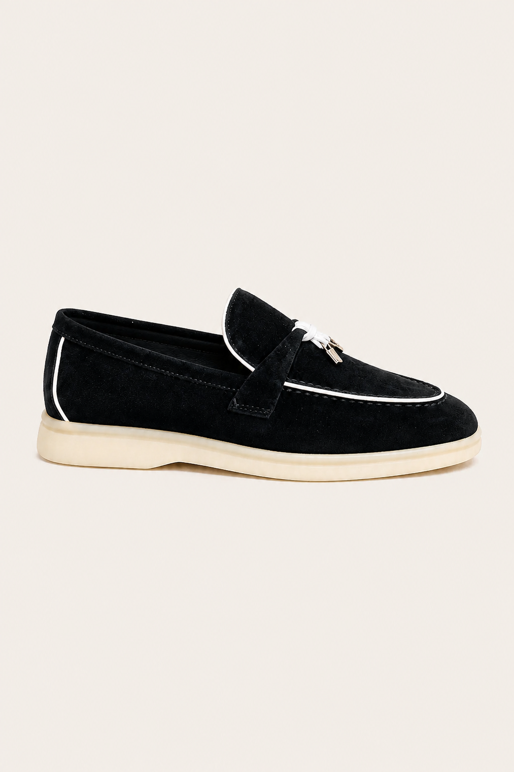 Amari Buckled Loafers Black