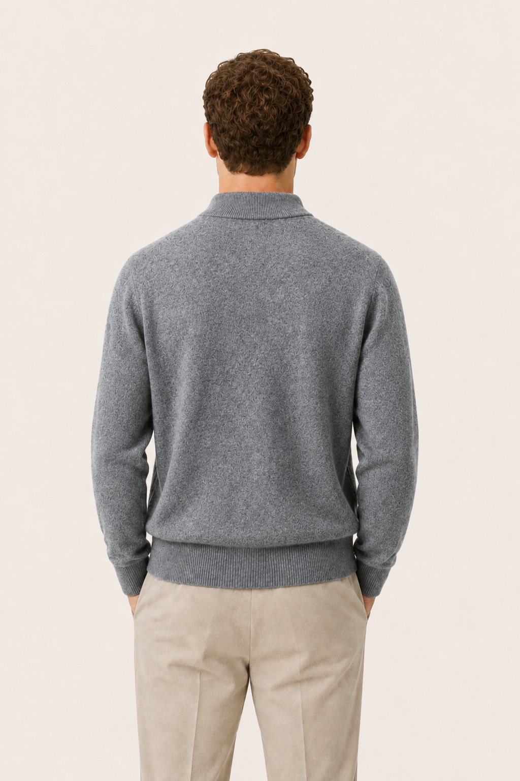 Arelio Mock Neck Grey