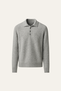 Avarel Merino Polo Knit Grey