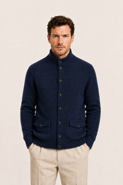 Javino Cashmere Cardigan Navy