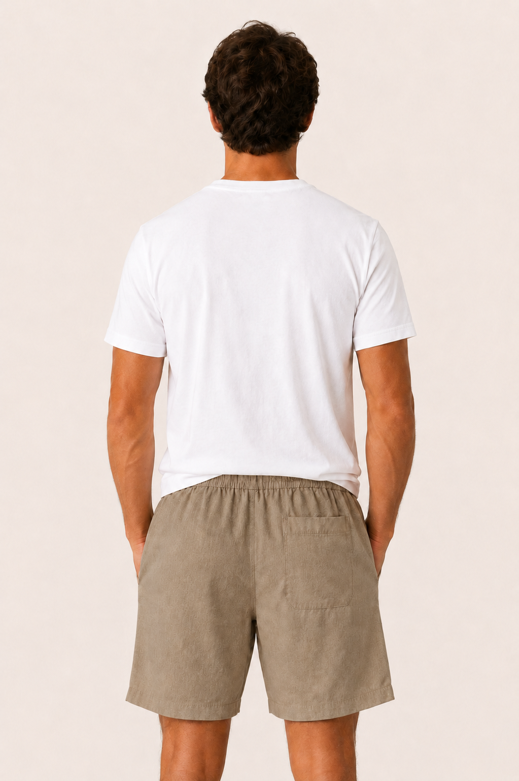 Levano Linen Short Khaki