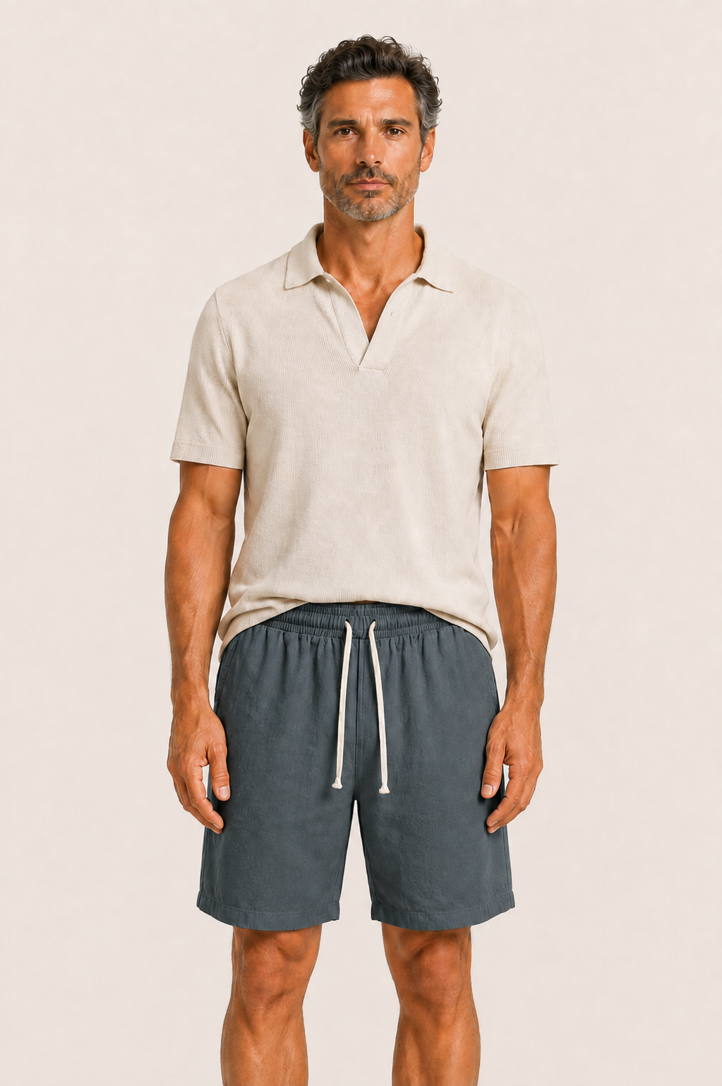Aviro Linen Short Dark Grey
