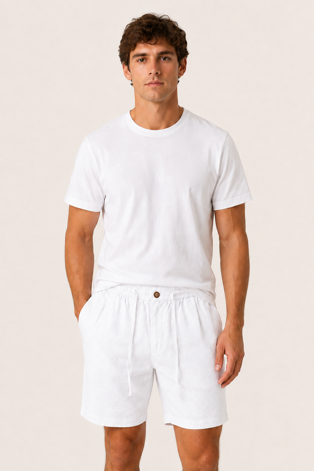 Levano Linen Short White