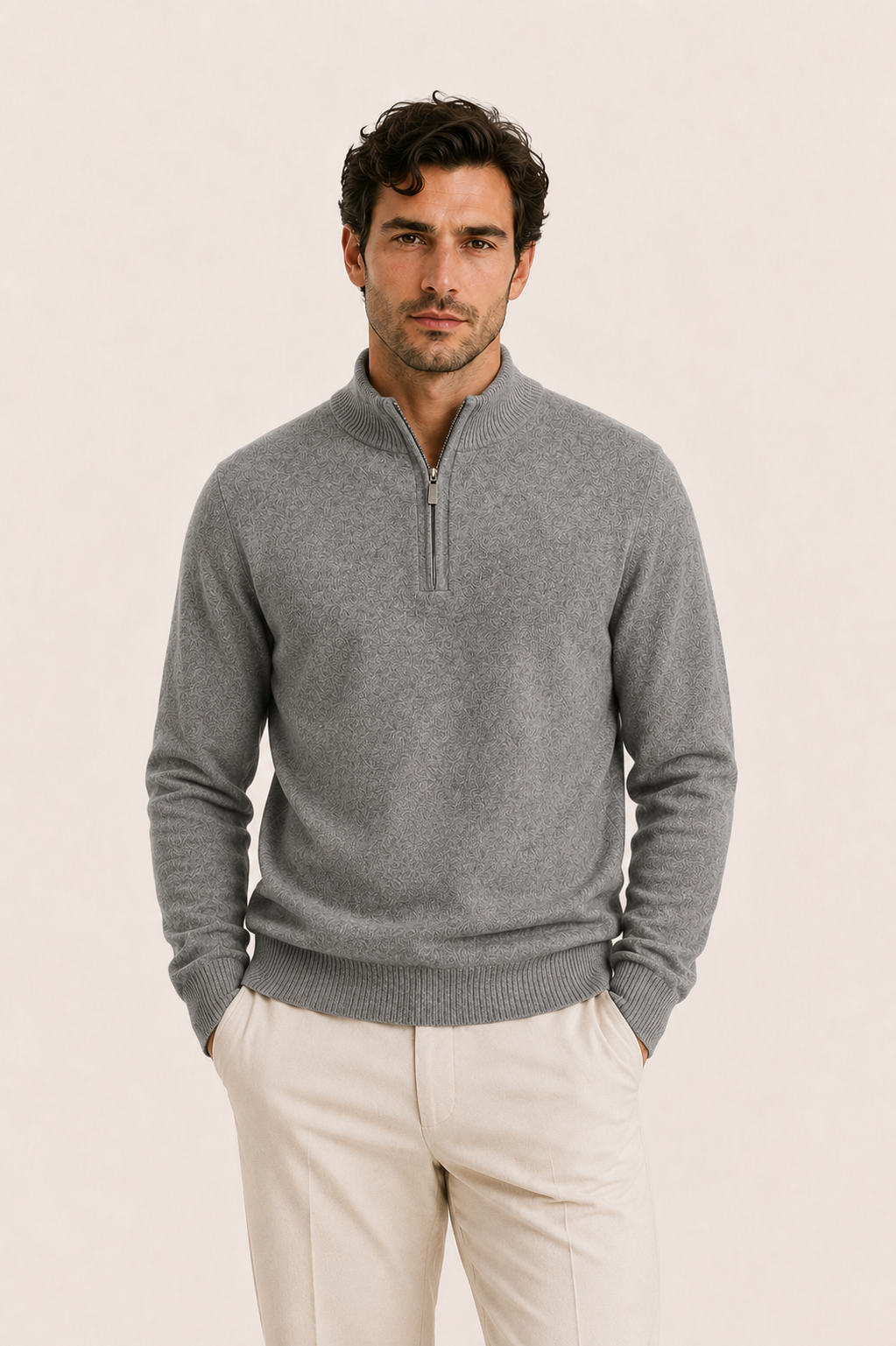 Calero Quarter-Zip Grey