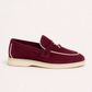 Rovain Buckled Loafers Burgundy