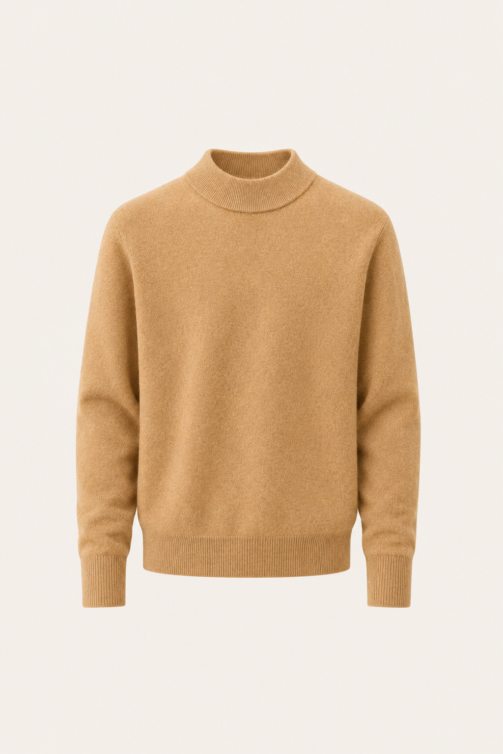 Arelio Mock Neck Camel